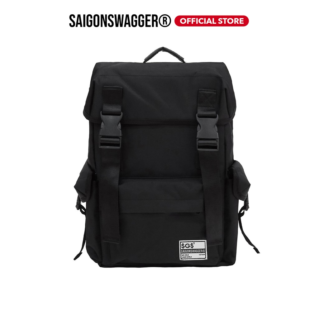 Balo Rút SAIGON SWAGGER® SGS Box Backpack-Ngăn Chống Sốc Laptop 15.6inch
