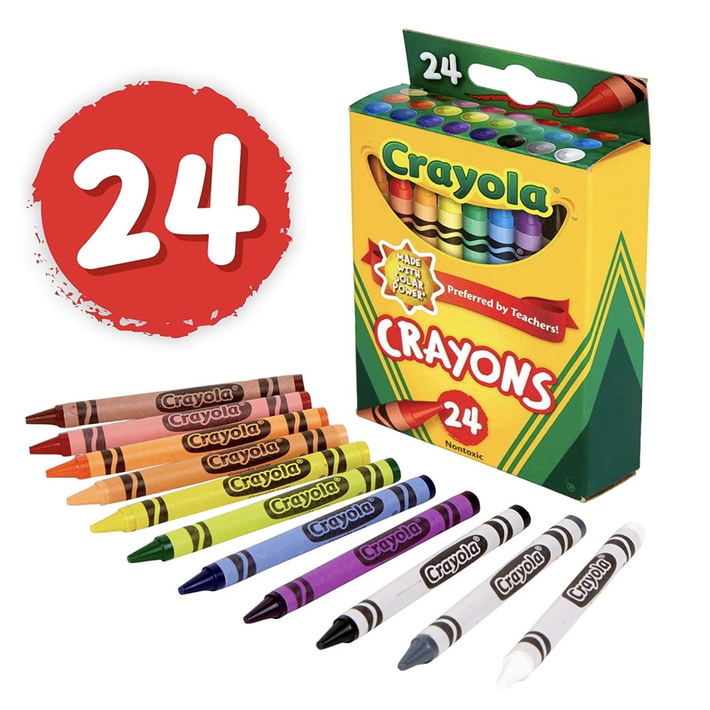 Bút màu sáp Crayola 16-24-64 màu