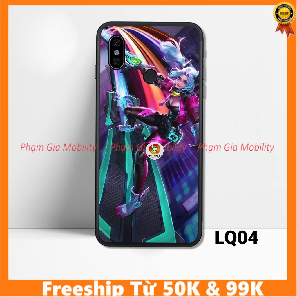 Ốp lưng in hình đẹp 3D xiaomi 8/ Xiaomi 8 lite ép kính chống bể siêu nét - liên quân (P1)