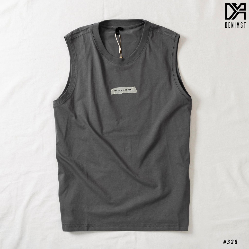 Áo Tanktop SALT DENIMST 326 Chất Cotton Co Dãn, Mềm Mại, Thoáng Mát, Dáng Suông