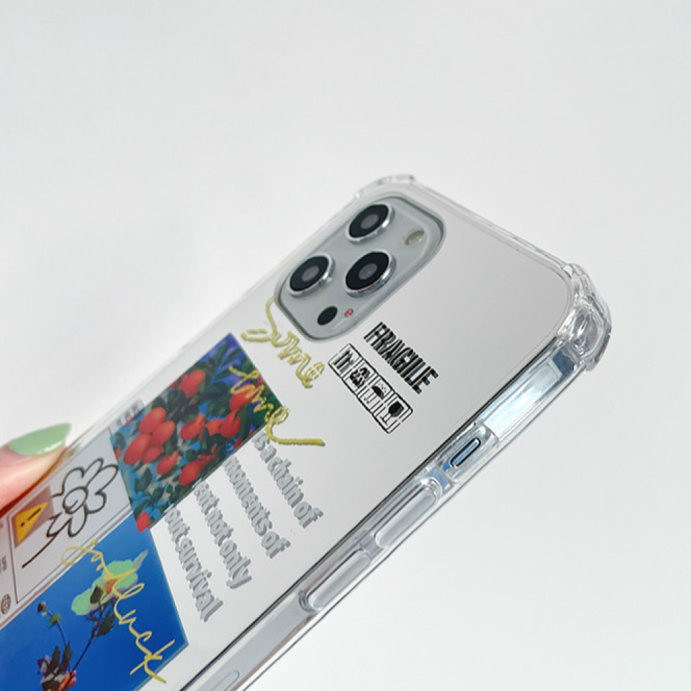 ốp điện thoại Tráng Gương In Chữ Cá Tính Cho Iphone 12 11 Pro Max X Xs Max Xr 8 7 Plus Se | BigBuy360 - bigbuy360.vn
