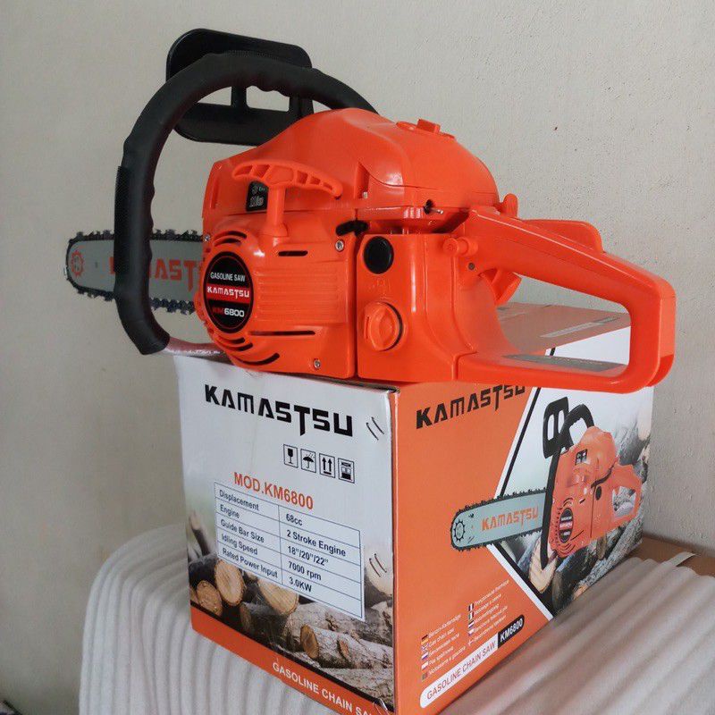 MÁY CƯA - MÁY CƯA XÍCH CHẠY XĂNG KAMASTSU-6800