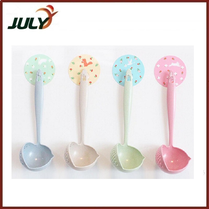 Muỗng múc canh lúa mạch 2in1 có lỗ thoát nước