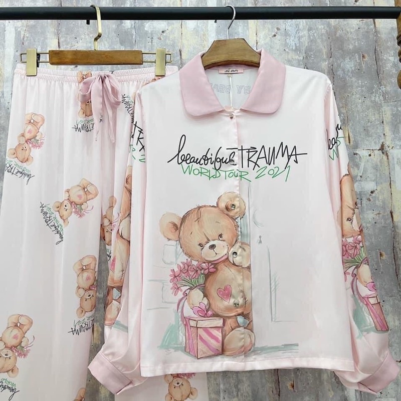 Đồ Bộ Pijama Nữ Lụa Latin