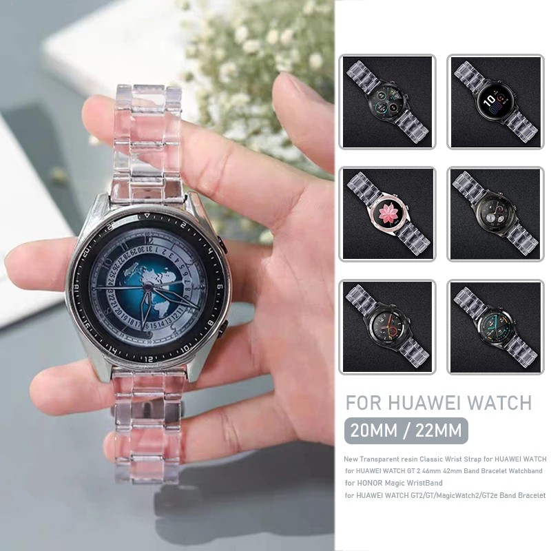 Dây Đeo Tpu 46mm 42mm Thoáng Khí Cho Đồng Hồ Huawei Gt 2e Honor Magic Watch 2