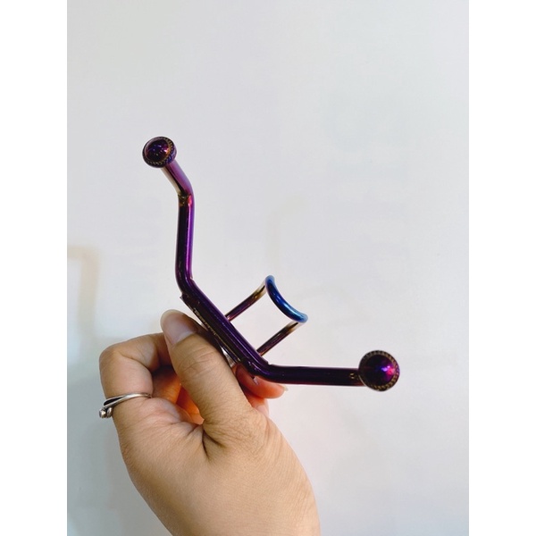 Móc treo đồ xe Vario inox & titan, móc máng đồ 2 càng inox không gỉ