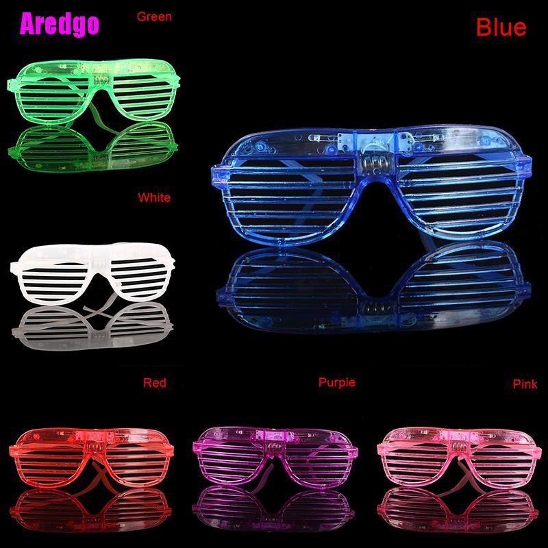 Mắt kính có đèn LED phát sáng kiểu giáng sinh cho DJ bữa tiệc