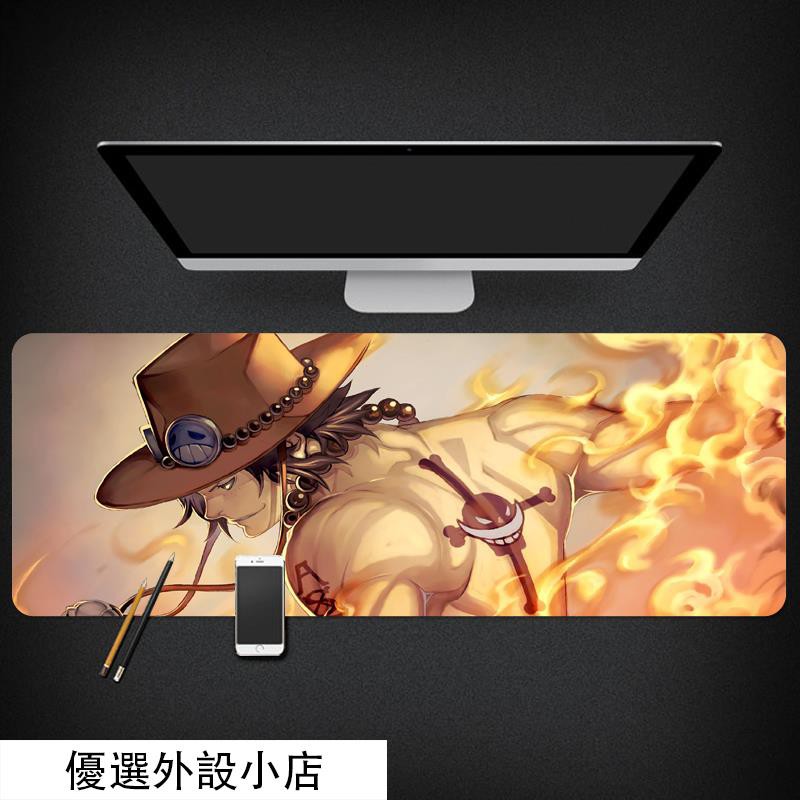 Tấm Lót Chuột Và Bàn Phím Máy Tính Hai Chiều Siêu Dày Họa Tiết one piece luffy merchandise Ký Túc Xá Ký Túc Xá
