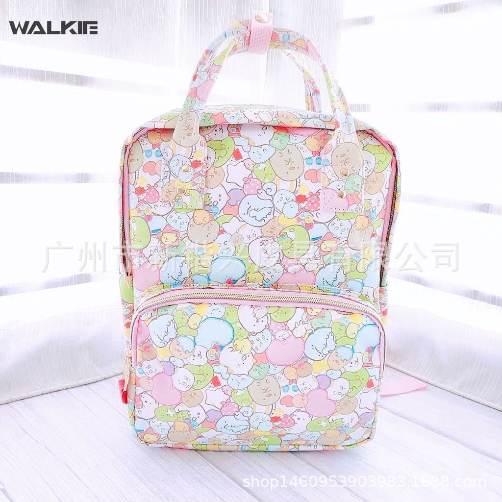 SANRIO Ba Lô Đi Học Cỡ Lớn In Họa Tiết Hoạt Hình Cinnamoroll Hello Kitty Dễ Thương Thời Trang Cho Học Sinh