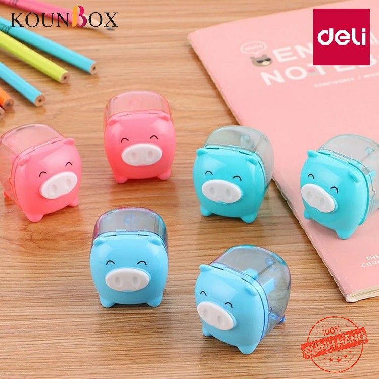 Gọt bút chì con lợn Deli 557