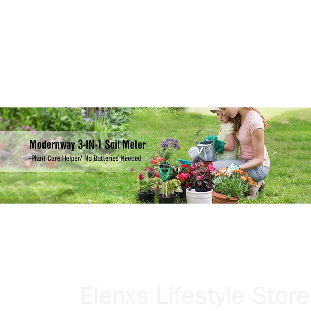 Máy đo độ pH 3 trong 1 đa năng tiện dụng cho cây trồng