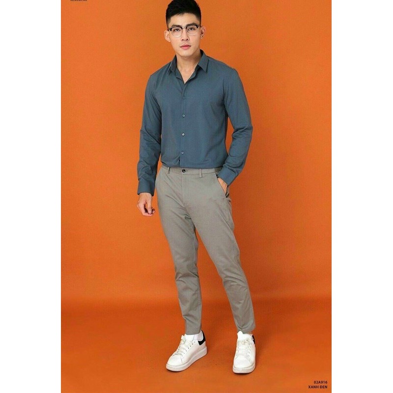 Áo sơ mi nam tay dài trơn đủ màu 💖💖💖 vải lụa mềm mát 💖 SMML7 💖đẹpcháyhàng vài mã rồi anh em💖 | BigBuy360 - bigbuy360.vn