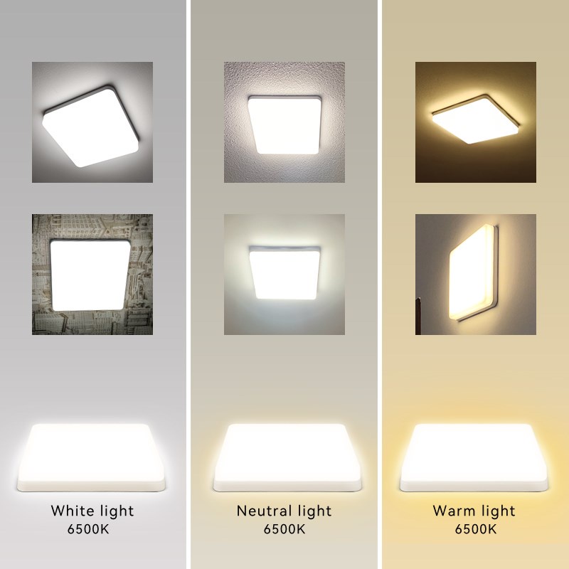 CANMEIJIA Đèn Led Gắn Trần Hình Vuông 20W 30W 40W 220V Trang Trí Phòng Khách/Phòng Ngủ