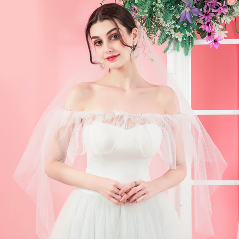 Khăn Choàng Ren Mỏng Cho Cô Dâu Ngày Cưới
