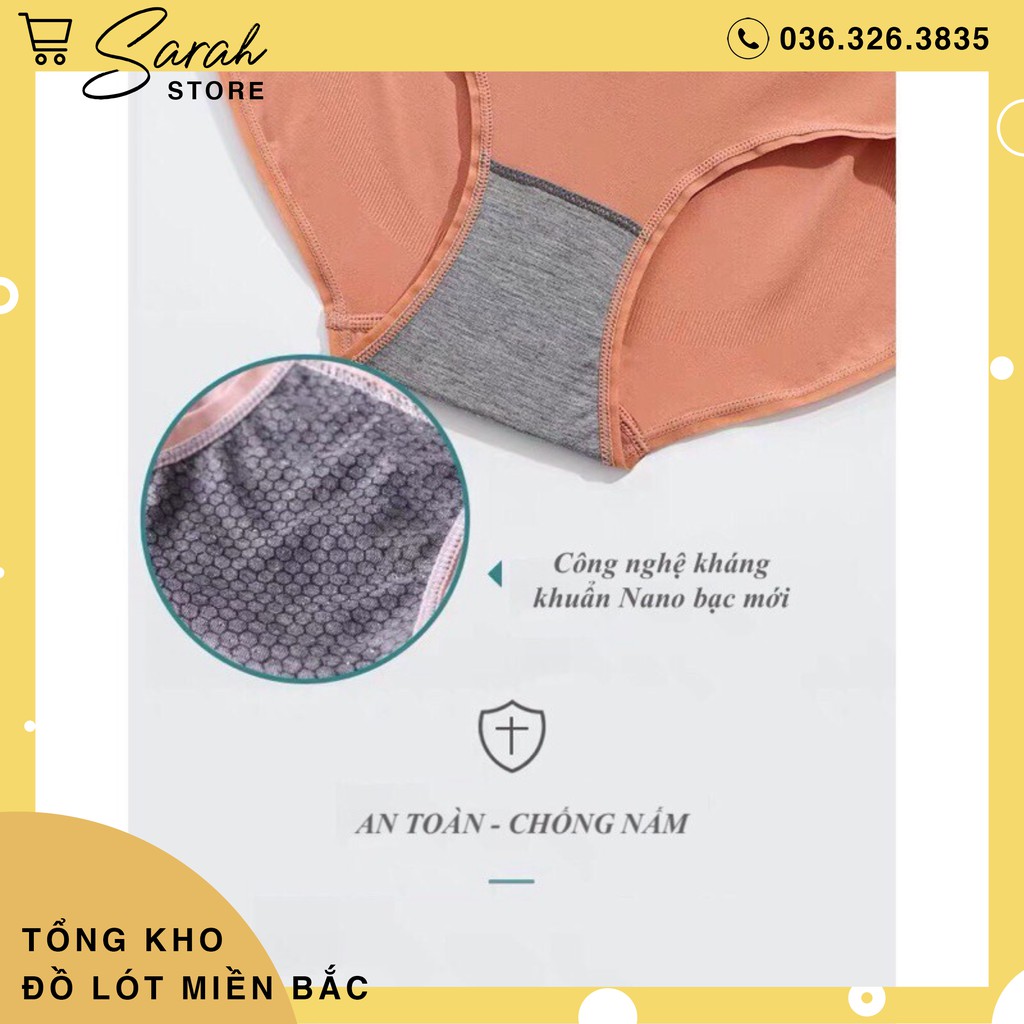 [Mã WASTDEP giảm 5K đơn bất kì] Quần Lót Nữ Cotton Cạp Vừa,Lót May Liền CHống Bung Thoáng Mát Thấm Hút Kháng Khuẩn 623 | BigBuy360 - bigbuy360.vn