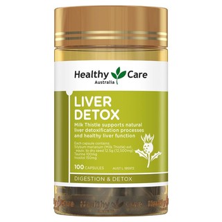 Viên uống thải độc gan healthy care liver detox 100 viên