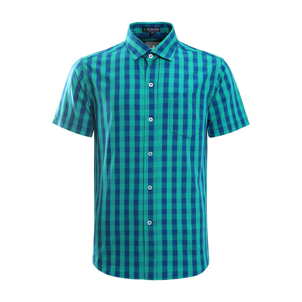 Áo sơ mi nam caro cao cấp ngắn tay BONADO BN23 - Chọn màu | BigBuy360 - bigbuy360.vn