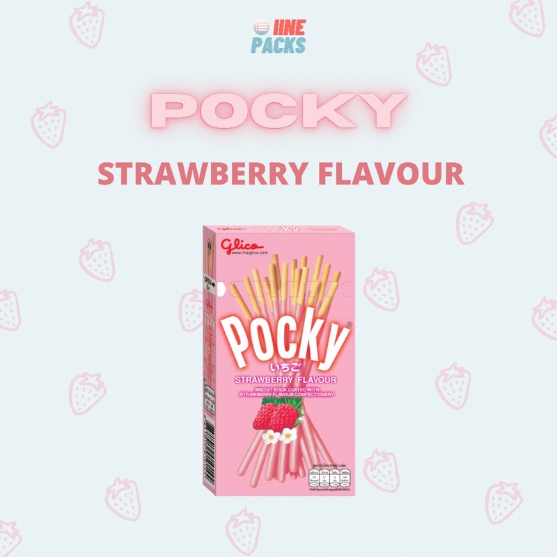 Bánh que Glico Pocky Strawberry - Dâu xinh 🍓