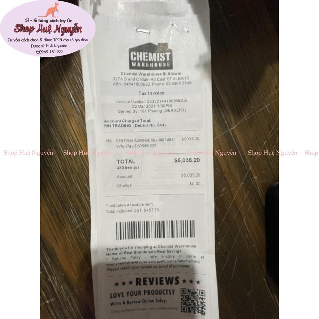 Vitamin tổng hợp cho người trên 50 tuổi Centrum Advance 50+ Úc | BigBuy360 - bigbuy360.vn