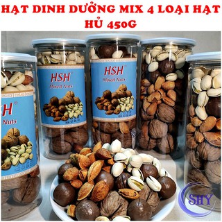 HẠT DINH DƯỠNG MIX 4 LOẠI HẠT HỦ 450G