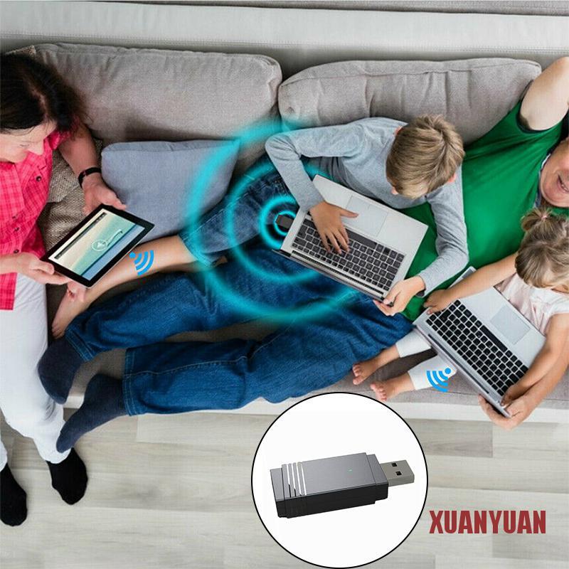 Usb Wifi Không Dây 1200mbps Cổng Kép 5g / 2.4g