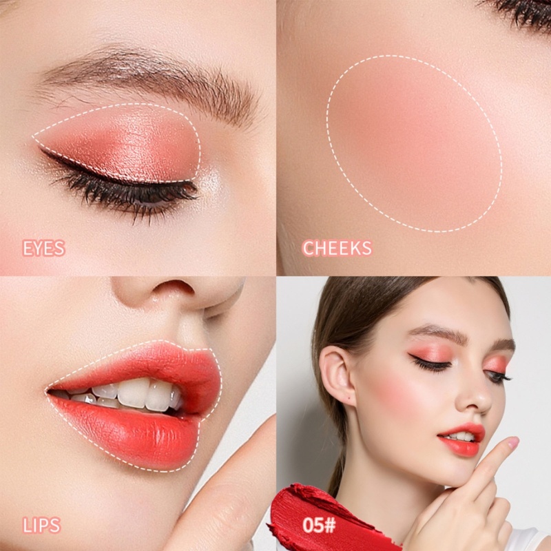 Son kem Kiêm Má Hồng 3 Trong 1 Trang Điểm Lâu Trôi Không Thấm Nước YOUYO