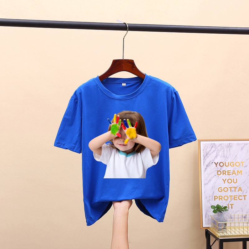 ÁO THUN HÌNH 3D.ÁO THUN CHO TRẺ EM CHO BÉ GÁI VÀ BÉ TRAI, TỪ 8KG ĐẾN 26KG-5MÀU-BÉSƠN