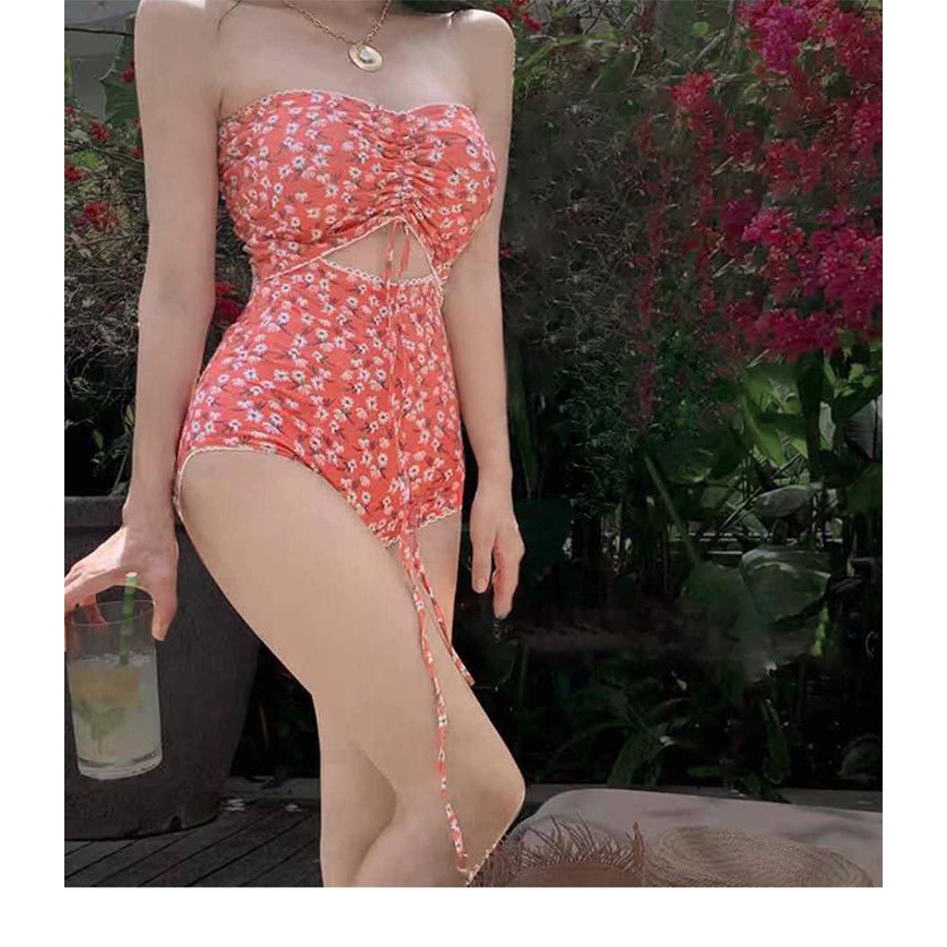 Bikini liền hoa cúc nhí xinh xắn - Hàng Quảng Châu cao cấp