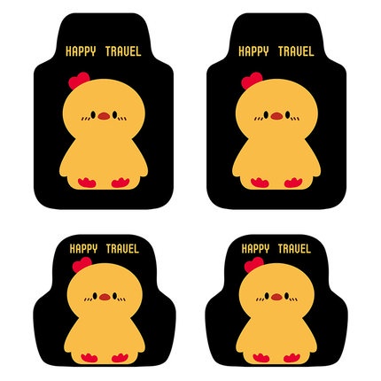THẢM LÓT SÀN XE HƠI HÌNH GẤU BROWN LINE FRIEND DỄ THƯƠNG