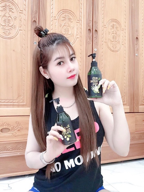 Combo Cao gội sả chanh + Kem ủ tóc bưởi hương nhu