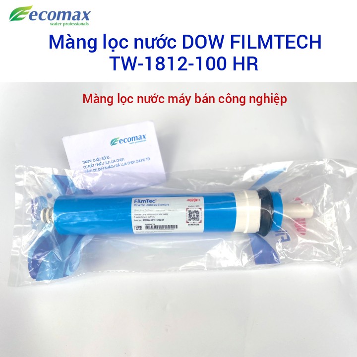 màng lọc nước ro dow 100hr , lõi lọc ro HR100