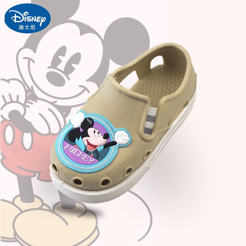 Disney Xăng đan Chống Trượt Thiết Kế Lỗ Thoáng Khí Thời Trang Cho Trẻ Em
