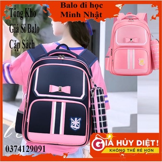 Ba lô đi học cho bé gái tiểu học từ lớp 3- lớp 9 phong cách âu-hàn, balo chống gù, chống nước