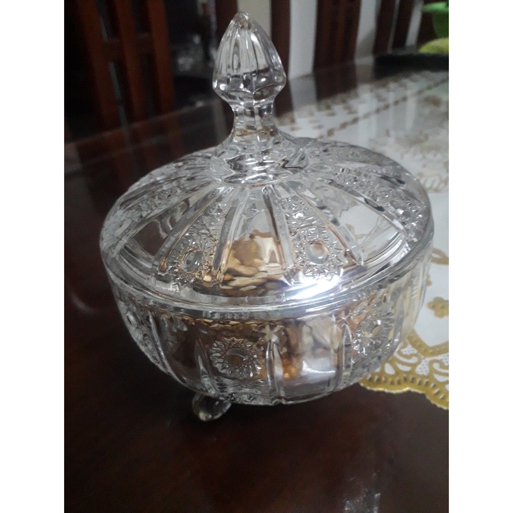 Hộp đựng mứt thủy tinh sang trọng - hộp đựng nho khô, hạt bí,hướng dương