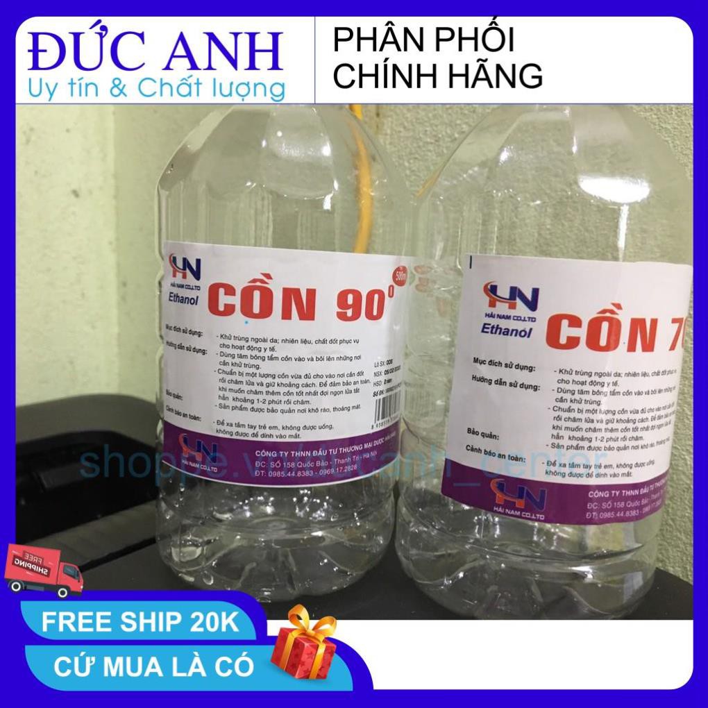 CỒN 90 ĐỘ SÁT KHUẨN Y TẾ 500ML ( cồn Ethanol y tế )