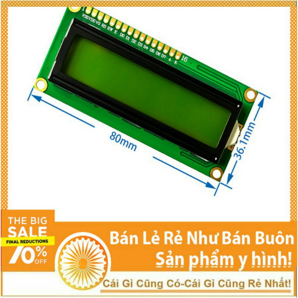 Màn hình hiển thị text LCD 1602 | BigBuy360 - bigbuy360.vn