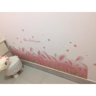 Decal dán chân tường cỏ sẵn keo, decor lớp học, trang trí nhà cửa. Kích thước shop ghi