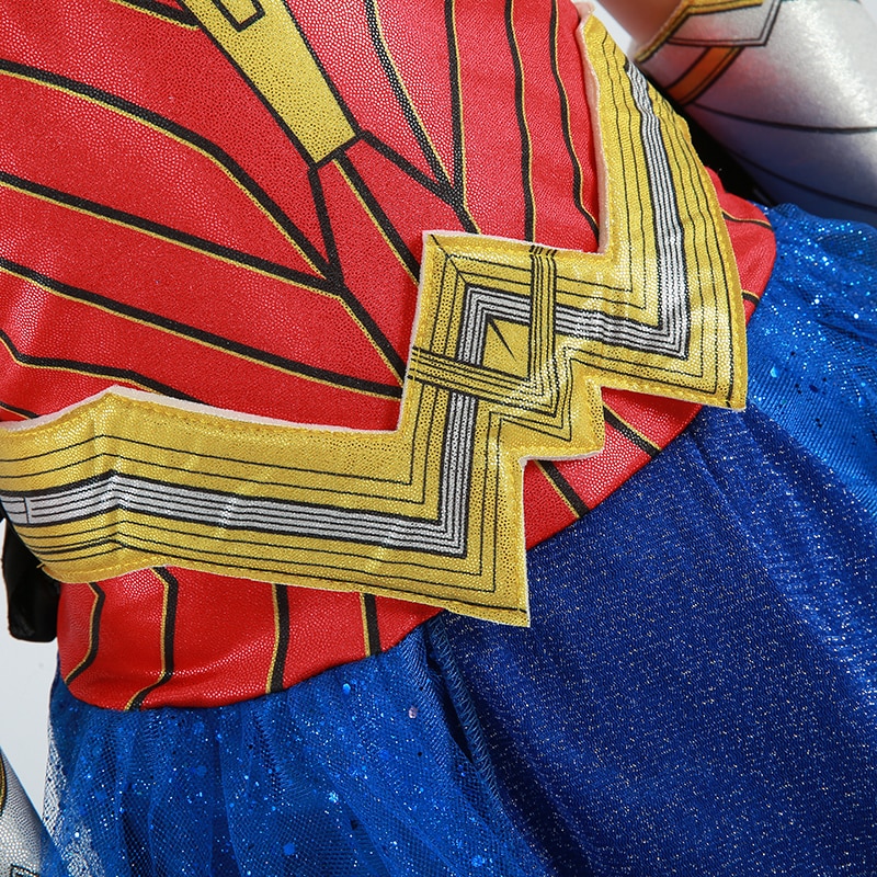Trang Phục Hóa Trang Wonder Woman Cho Bé Gái