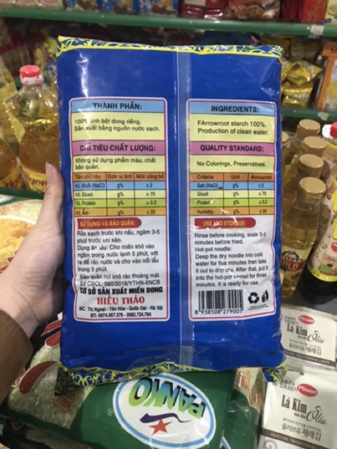 Miến Dong Đặc Sản Làng So Loại Đặc Biệt Hiếu Thảo 500g