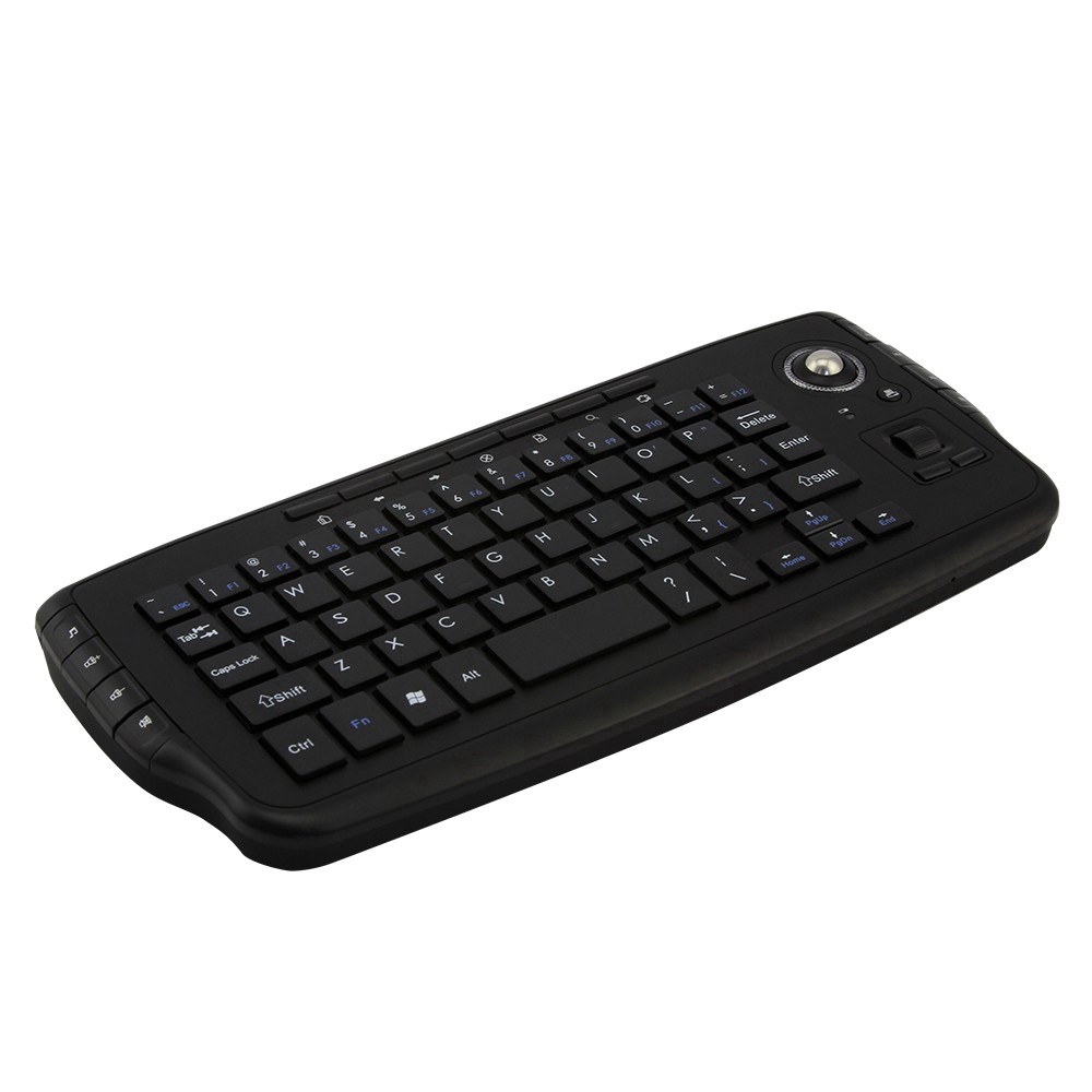 Chuột bàn phím 2.4G Mini không dây Trackball đa năng USB cho máy tính bảng/ máy tính bàn/ laptop