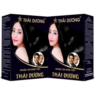 Nhuộm đen tóc dược liệu Thái Dương (1 gói 10g)