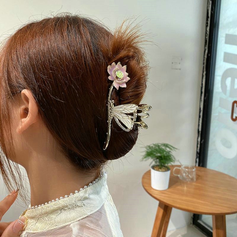 Kẹp Tóc Hình Cá Mập Bằng Kim Loại Thời Trang Cho Nữ