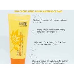 KEM CHỐNG NẮNG CELLIO SPF 50 PA++