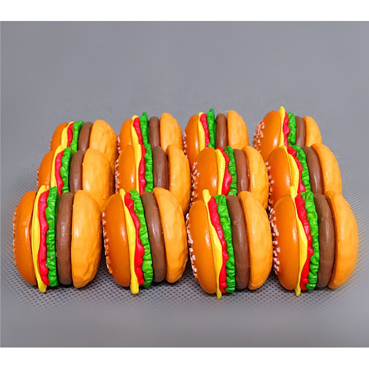 Mô hình Hamburger size 3 x 3.5cm cho các bạn làm móc khóa, trang trí nhà búp bê, DIY