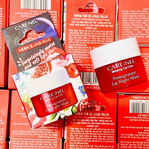 Mặt Nạ Ngủ Môi Hương Lựu Care:nel Pomegranate Lip Night Mask