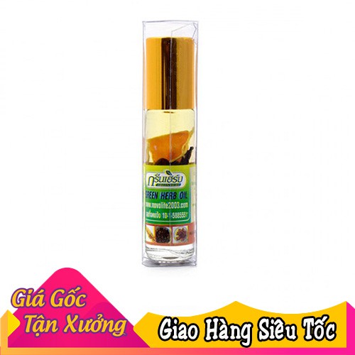 Dầu Nhân Sâm Thái Lan Ginseng Green Herb Oil 8ml