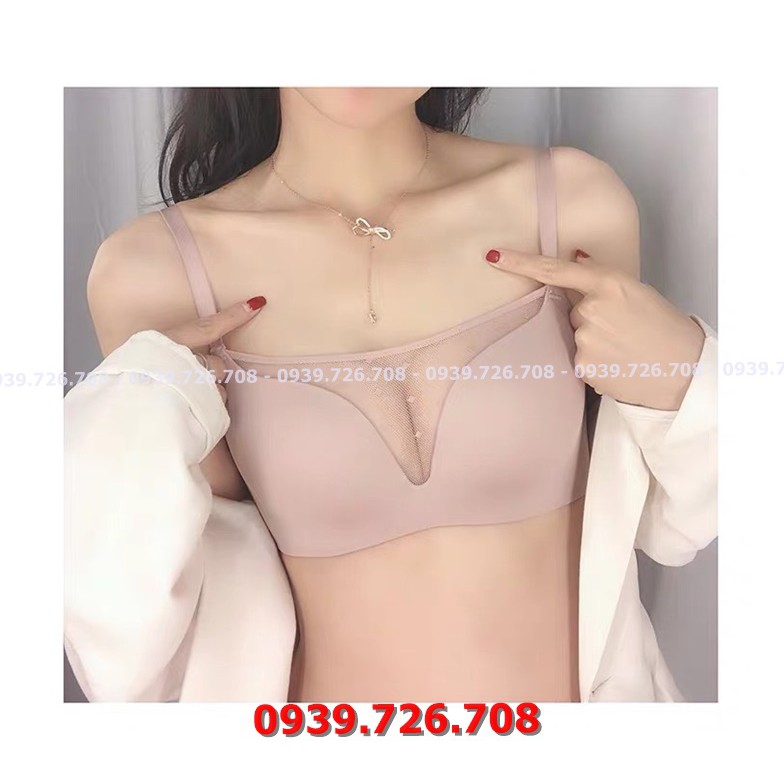 Bộ đồ lót su trơn không gọng mút dày bảng rộng 3 móc