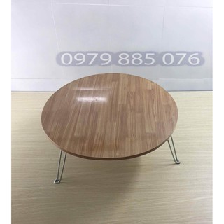 Bàn tròn học sinh chân gấp ( tròn )