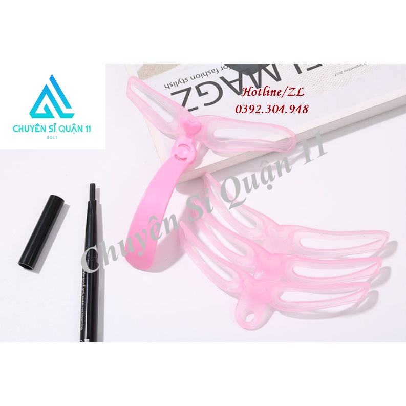 Set 4 Khung kẻ định hình lông mày Khuôn kẻ chân mày cầm tay CMCamTay-set4