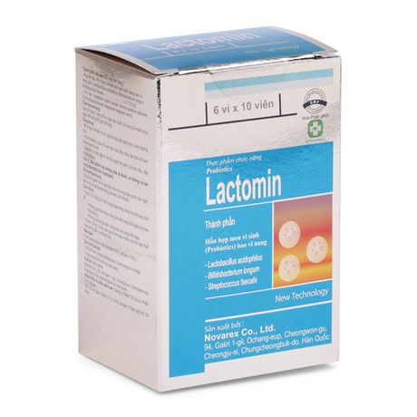 Lactomin - Hỗ trợ giúp làm giảm các triệu chứng rối loạn tiêu hóa (6 VỈ)